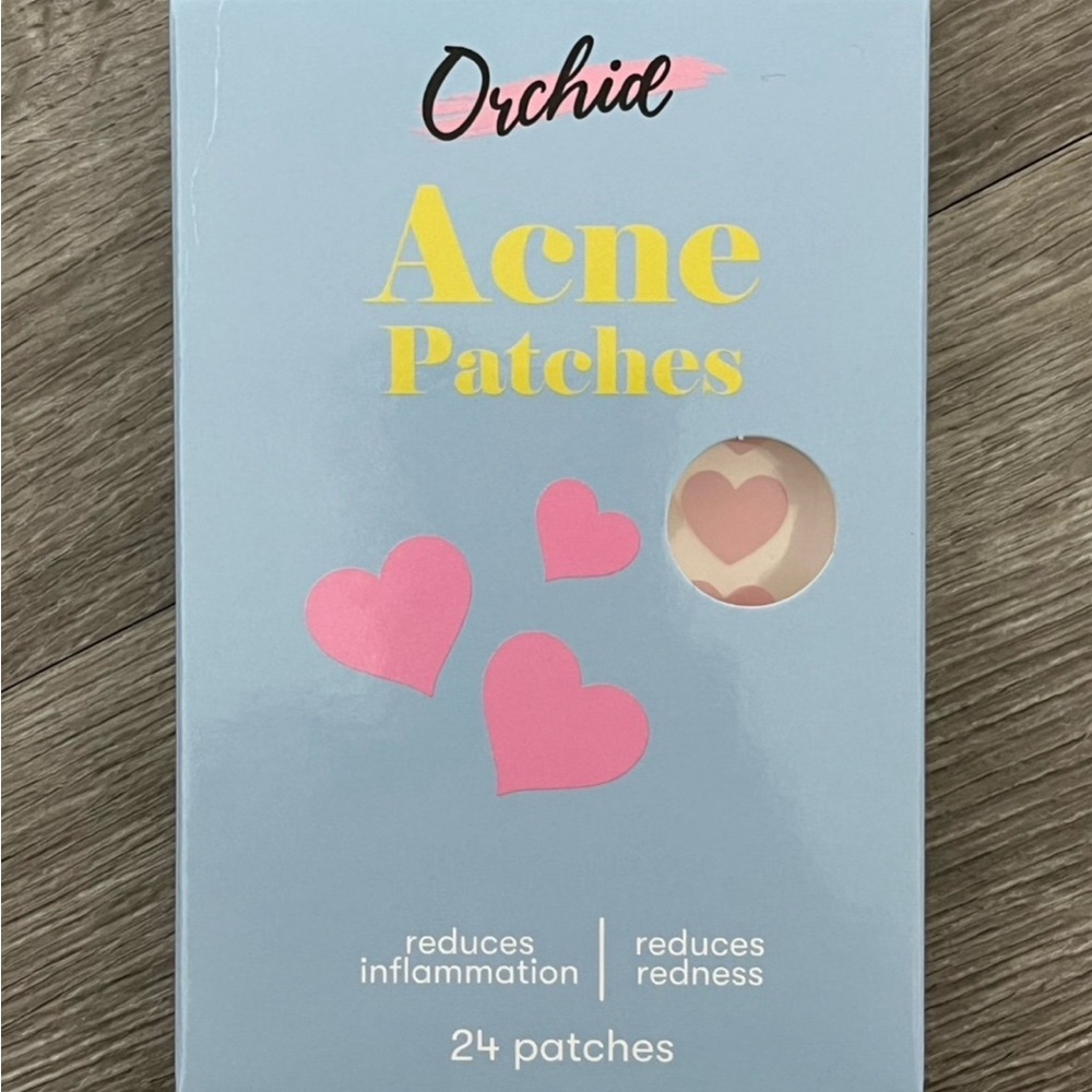 Orchid Acne Heart Patches 24 pack